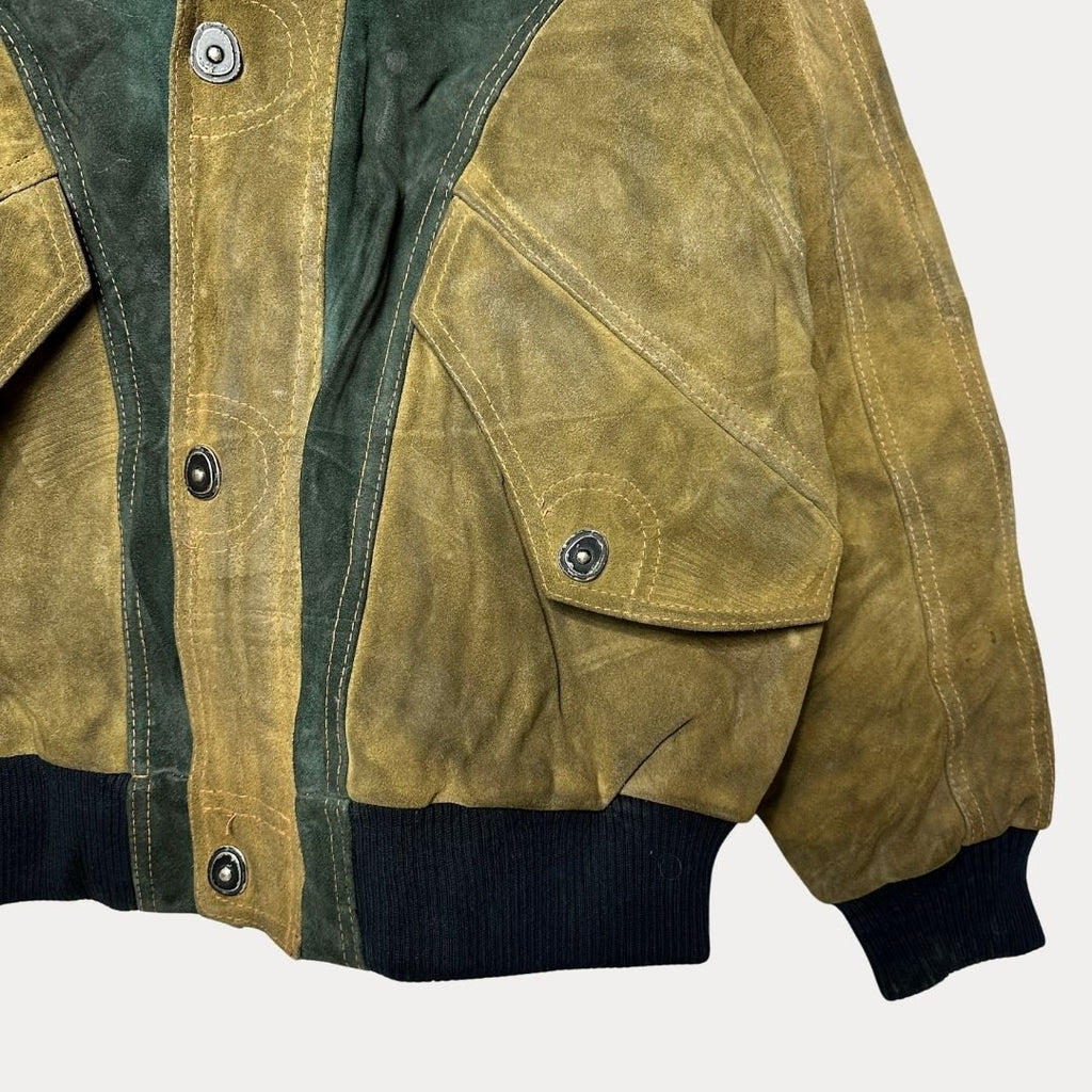 Vintage Suede Leather Jacket - Funkify
