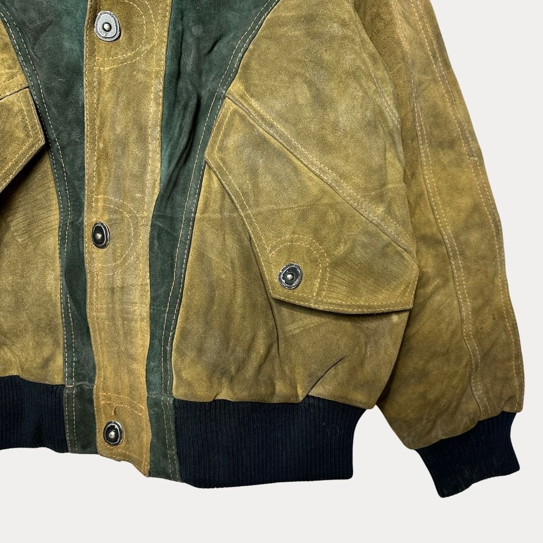 Vintage Suede Leather Jacket - Funkify