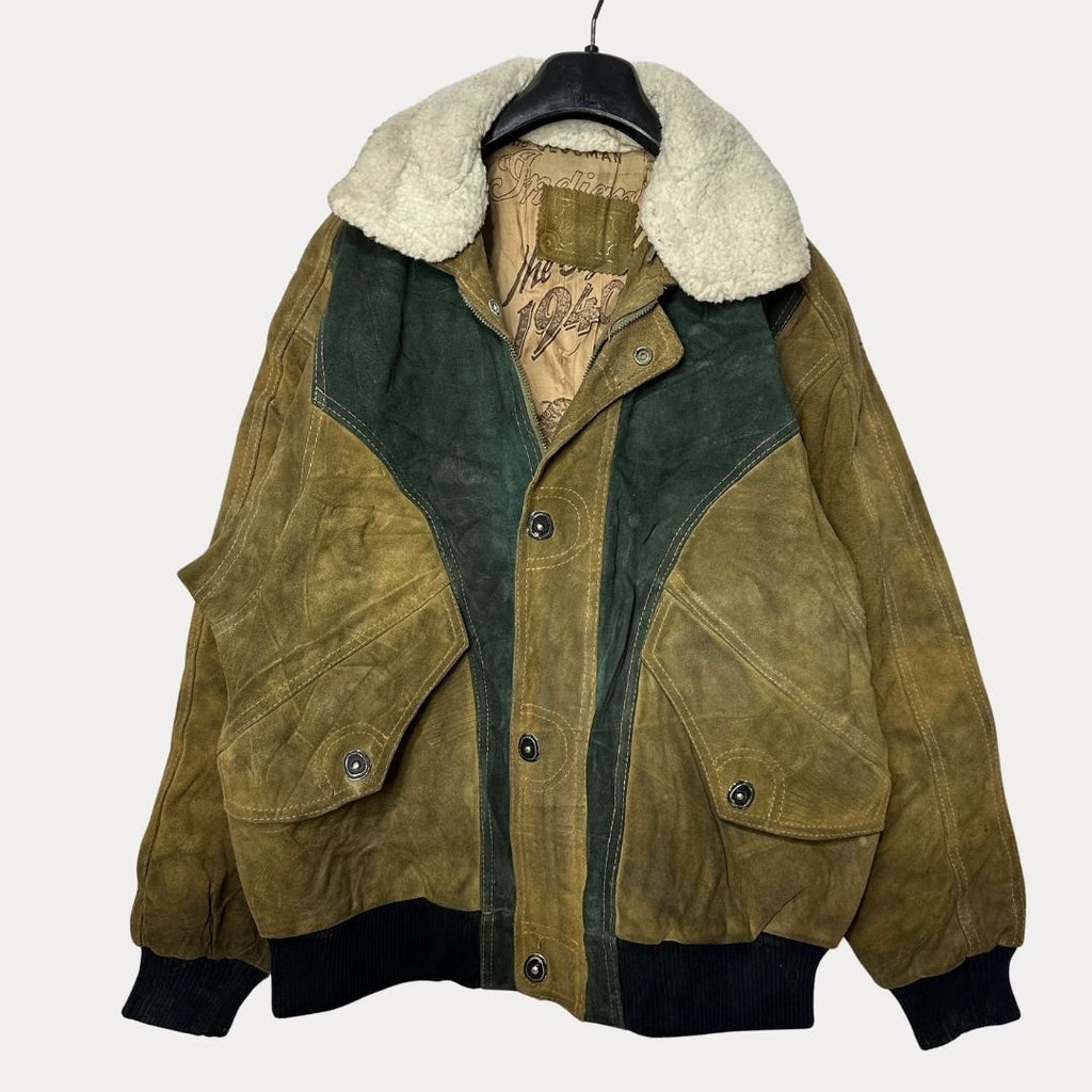 Vintage Suede Leather Jacket - Funkify