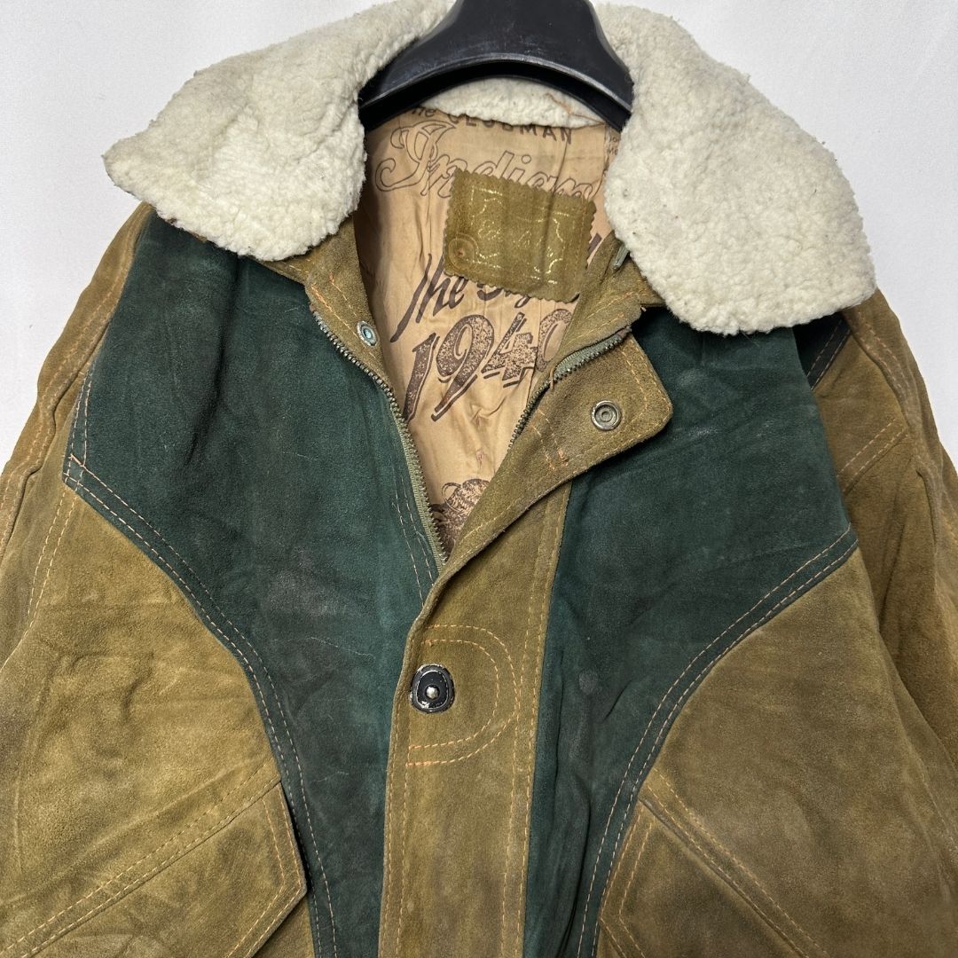 Vintage Suede Leather Jacket - Funkify