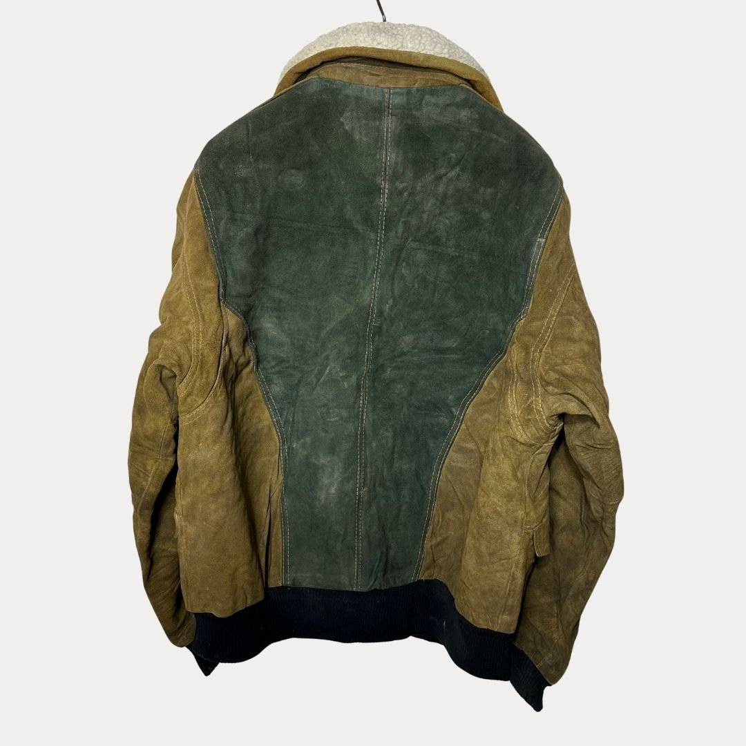Vintage Suede Leather Jacket - Funkify