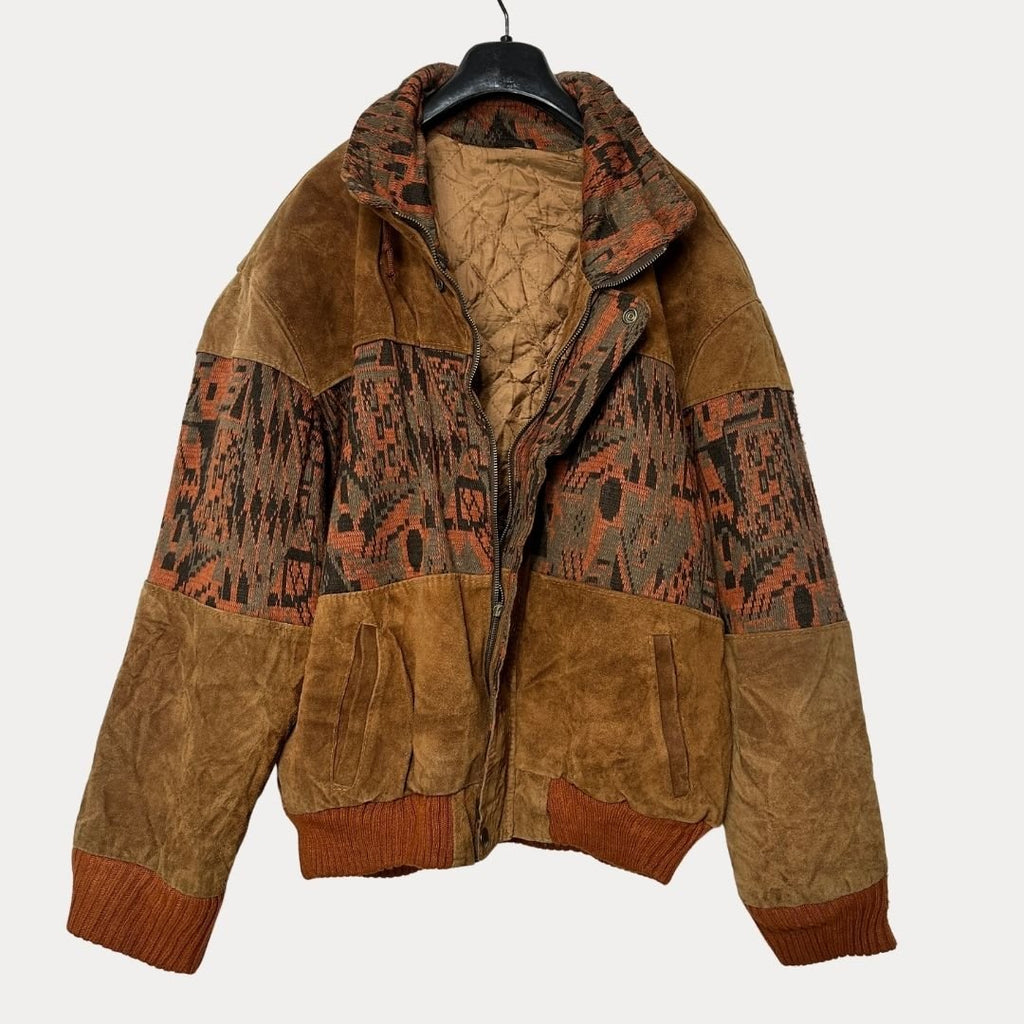 Vintage Suede Leather Jacket L/XL - Funkify