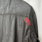 Vintage SuperDry Brown Genuine Leather Jacket Large - Funkify