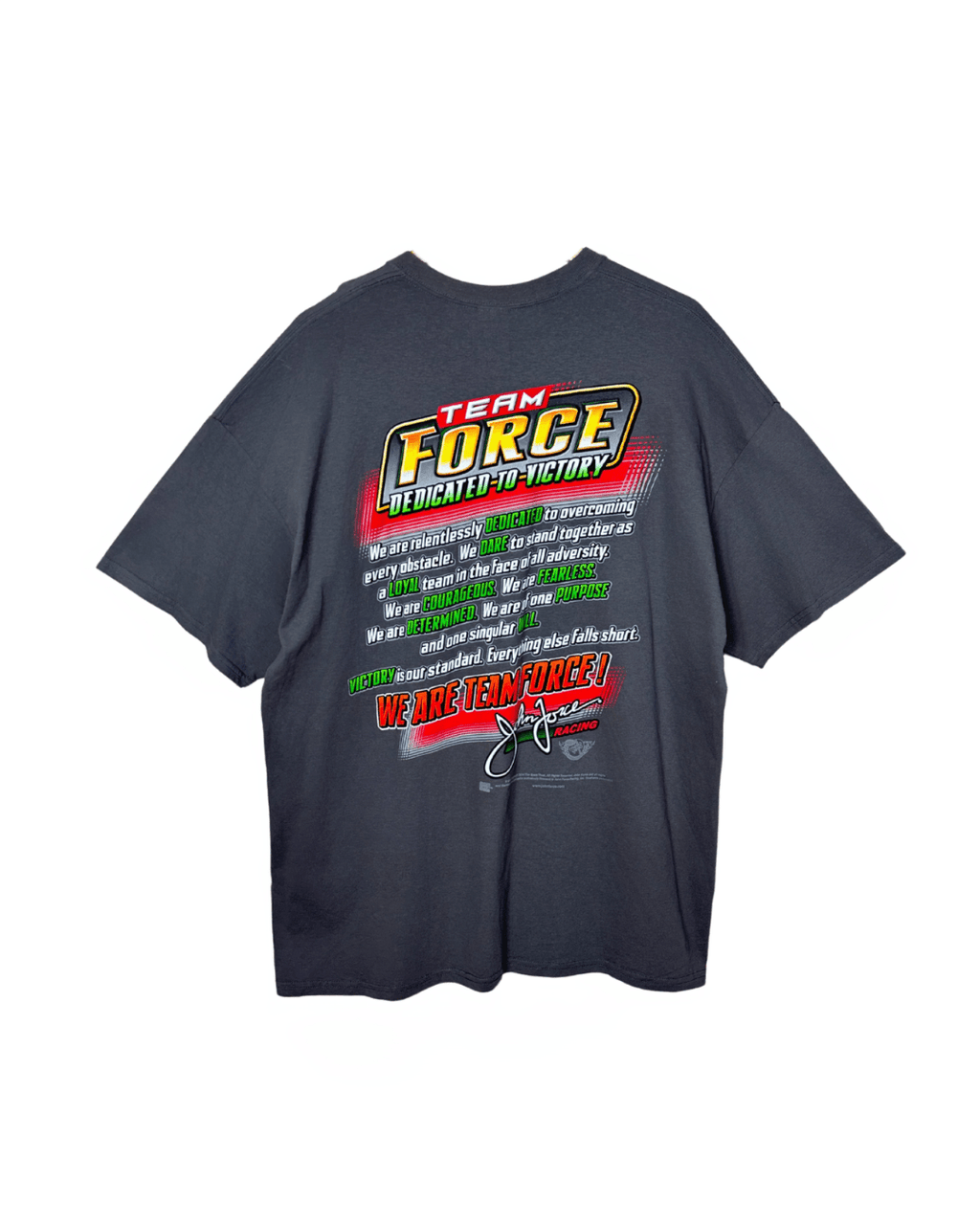 Vintage Team Force NHRA Drag Racing T-Shirt 2XL - Funkify