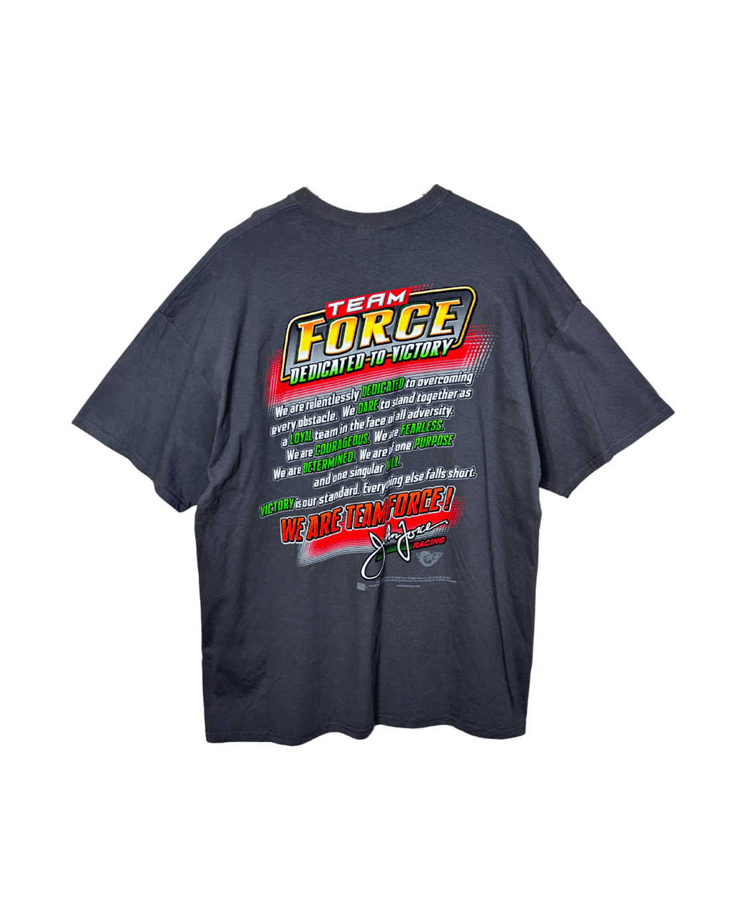 Vintage Team Force NHRA Drag Racing T-Shirt 2XL - Funkify