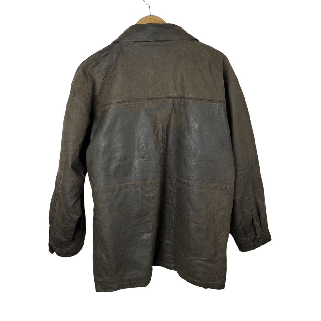 Vintage Tianly Genuine Leather Jacket XL - Funkify