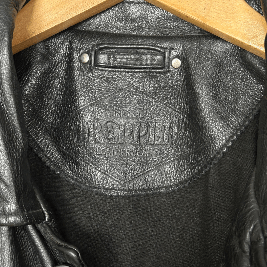 Vintage Trapper Genuine Leather Jacket XL - Funkify