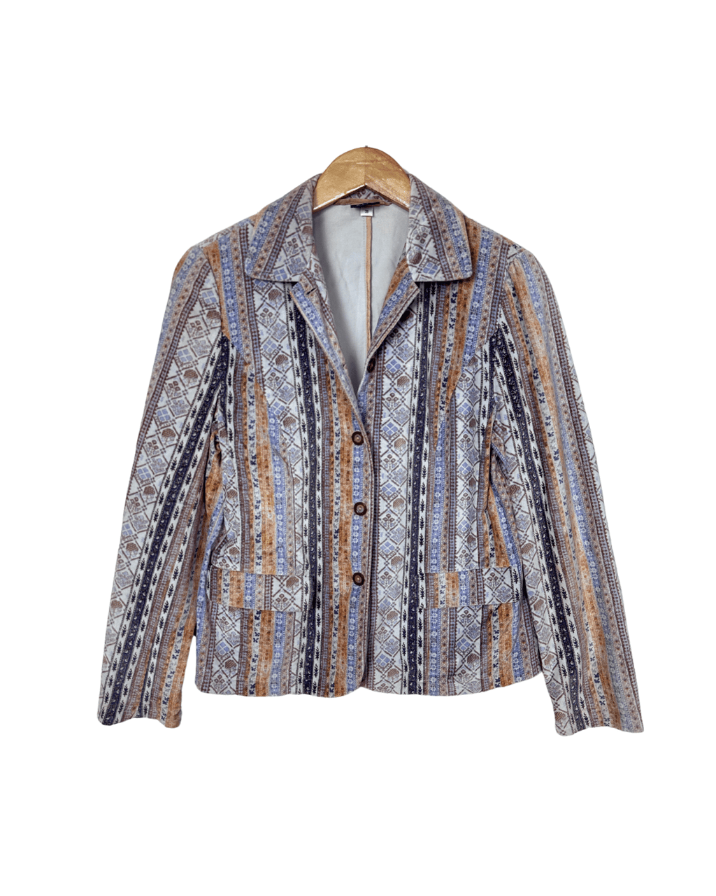 Vintage Tru City Velvet Blazer - Women's Medium - Funkify