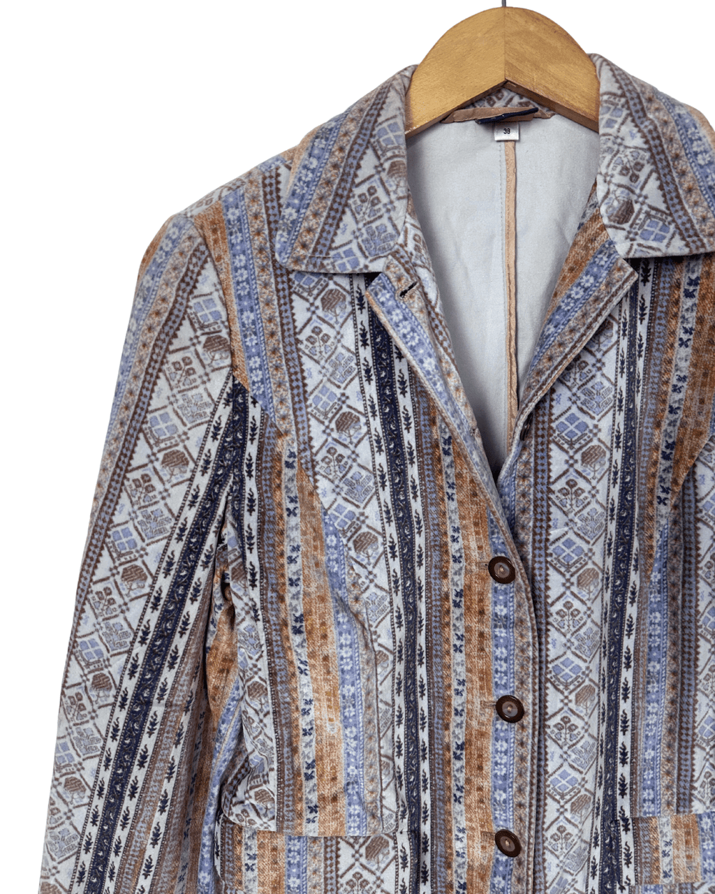 Vintage Tru City Velvet Blazer - Women's Medium - Funkify