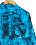 Vintage Turquoise Long Sleeve Shirt XL - Funkify