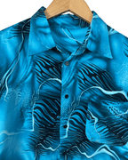 Vintage Turquoise Long Sleeve Shirt XL - Funkify