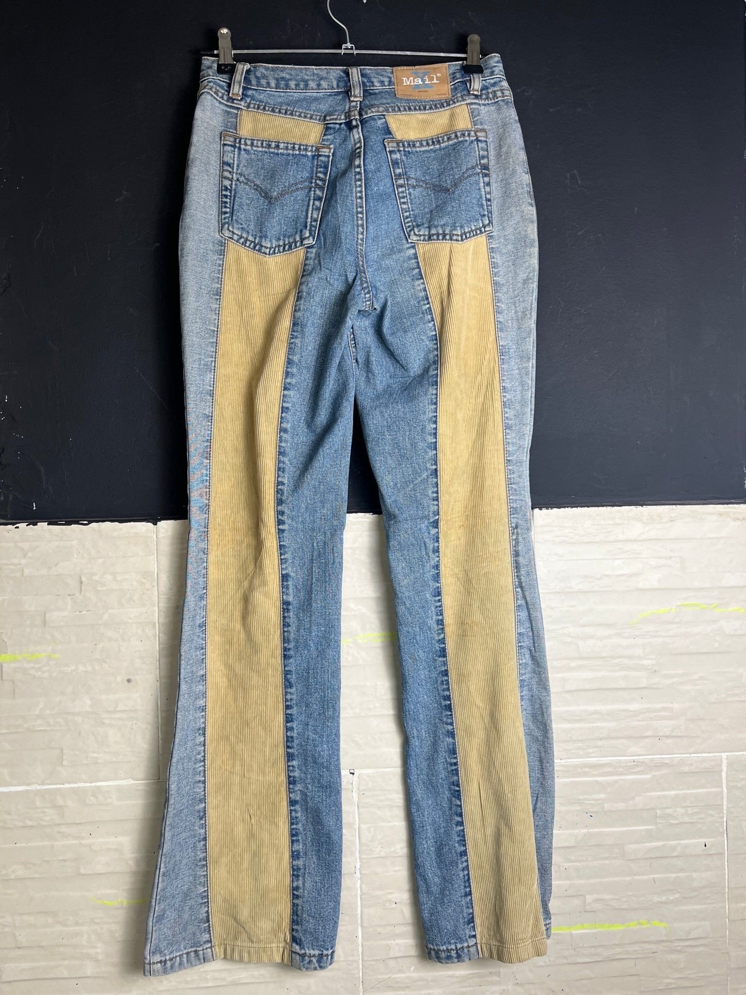 Vintage Two-Tone Jeans - Funkify