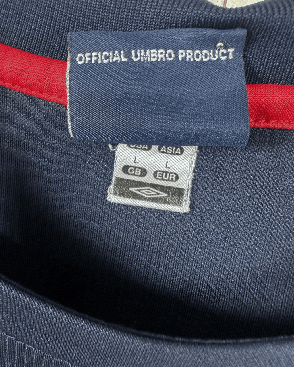 Vintage Umbro England Football Training Jersey - Large - Funkify