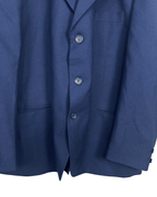 Vintage UNAG 1976 Navy Blue Blazer - Virgin Wool Blend - Funkify