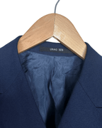 Vintage UNAG 1976 Navy Blue Blazer - Virgin Wool Blend - Funkify