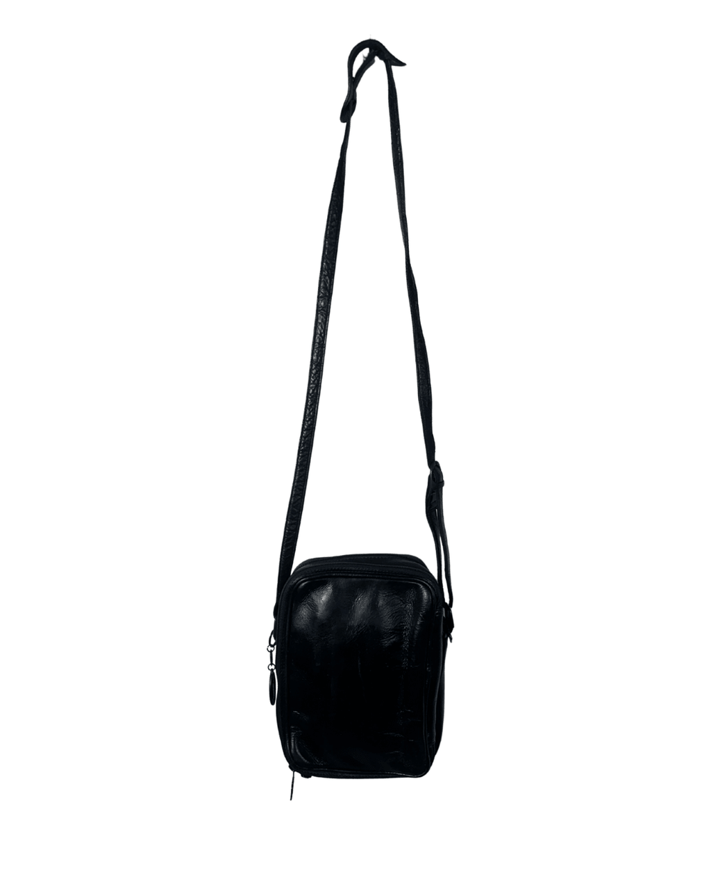 Vintage Unisex American Angel Genuine Leather Crossbody Bag - Funkify