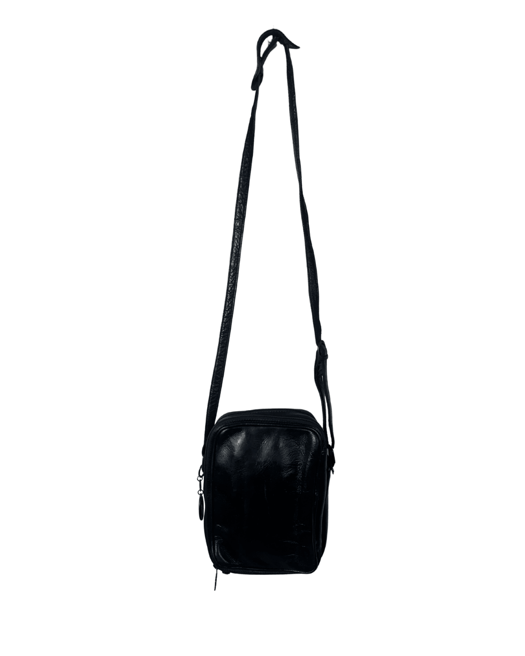 Vintage Unisex American Angel Genuine Leather Crossbody Bag - Funkify