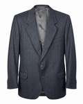 Vintage Valentino Uomo Pinstripe Pure Virgin Wool Blazer - Funkify