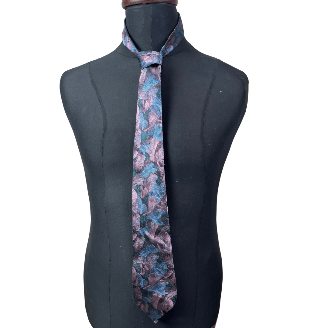 Vintage Van Megen Silk Necktie 9.5 cm - Funkify