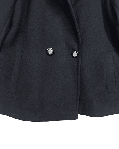 Vintage Women's Military Style Double Breasted Blazer - Funkify