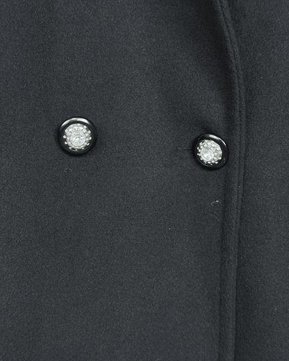 Vintage Women's Military Style Double Breasted Blazer - Funkify