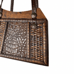 Vintage Wooden Shoulder Bag - Funkify