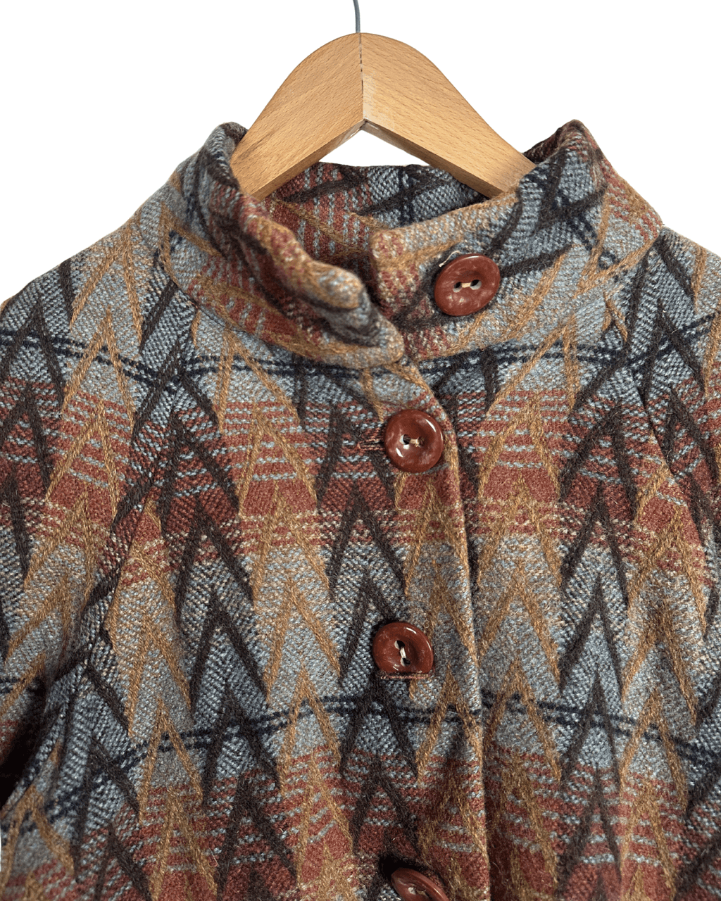 Vintage Wool - Blend A - Line Women's Coat - Funkify