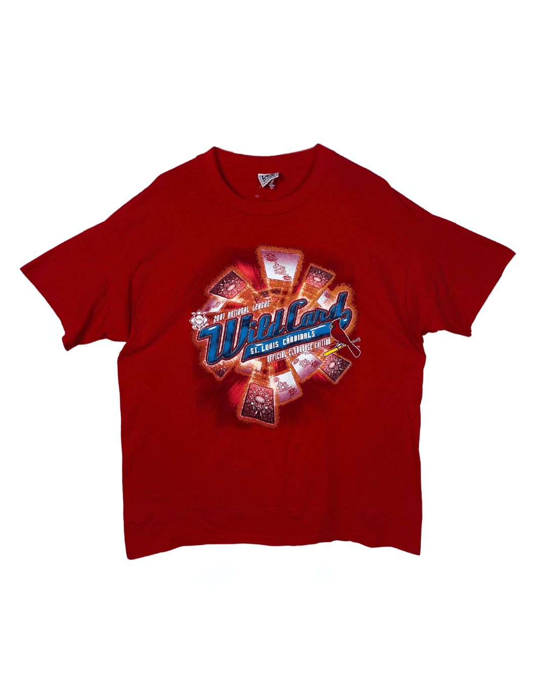 Vintage Y2K 2001 St. Louis Cardinals Wild Card NL XL - Funkify