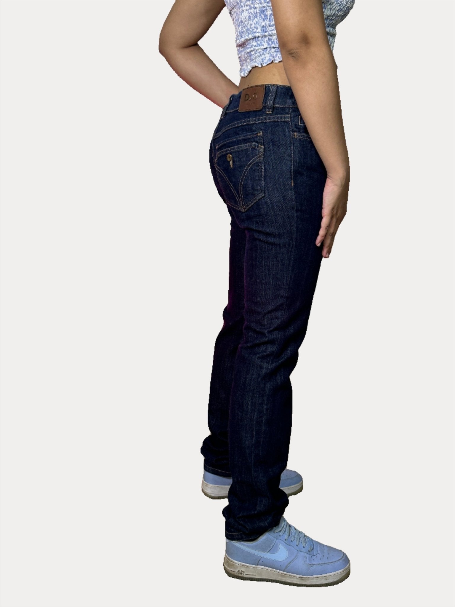 Vintage Y2K D&G 'Cute' Low-Waist Women's Jeans - Funkify