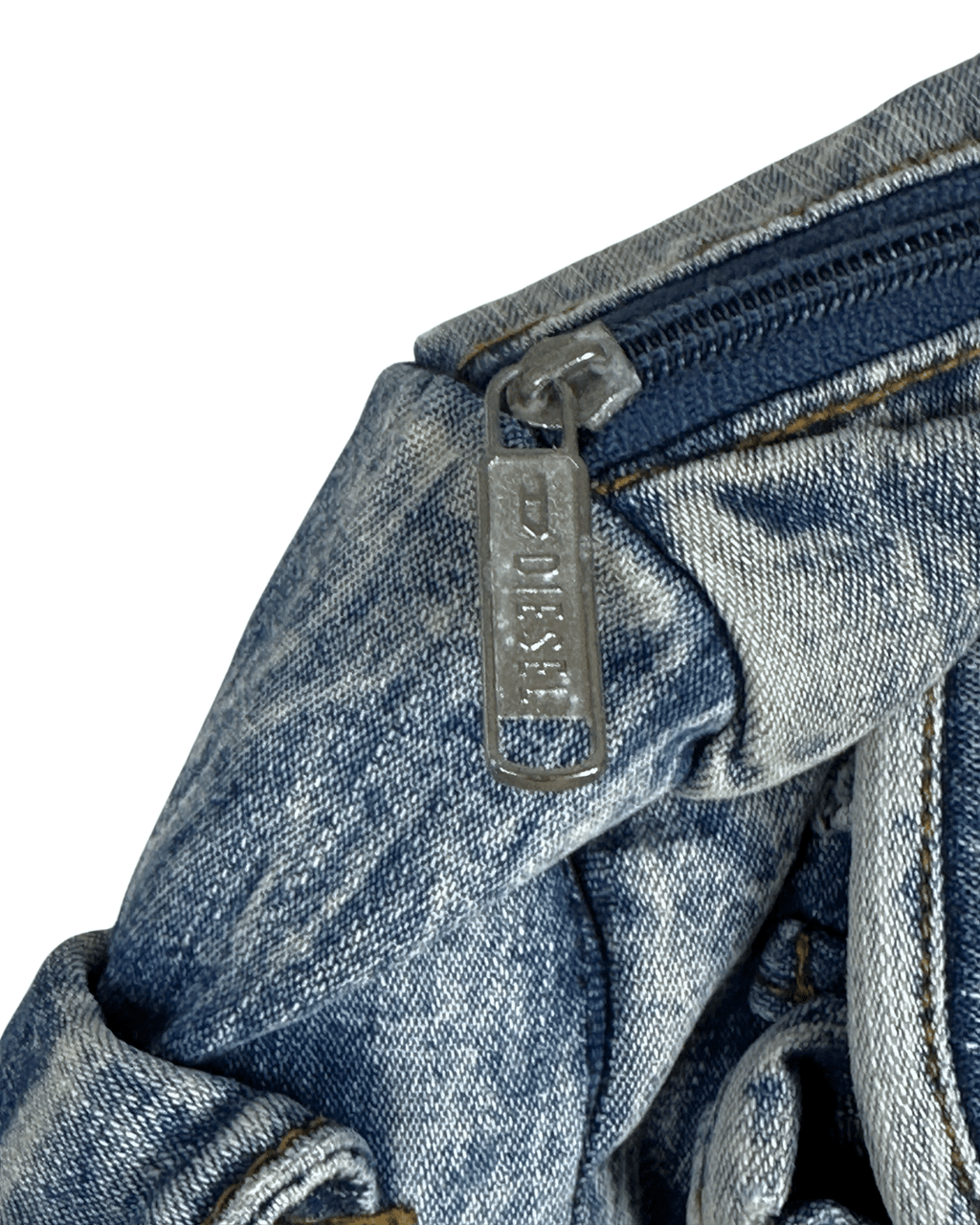 Vintage Y2K Diesel Denim Shoulder Bag - Funkify