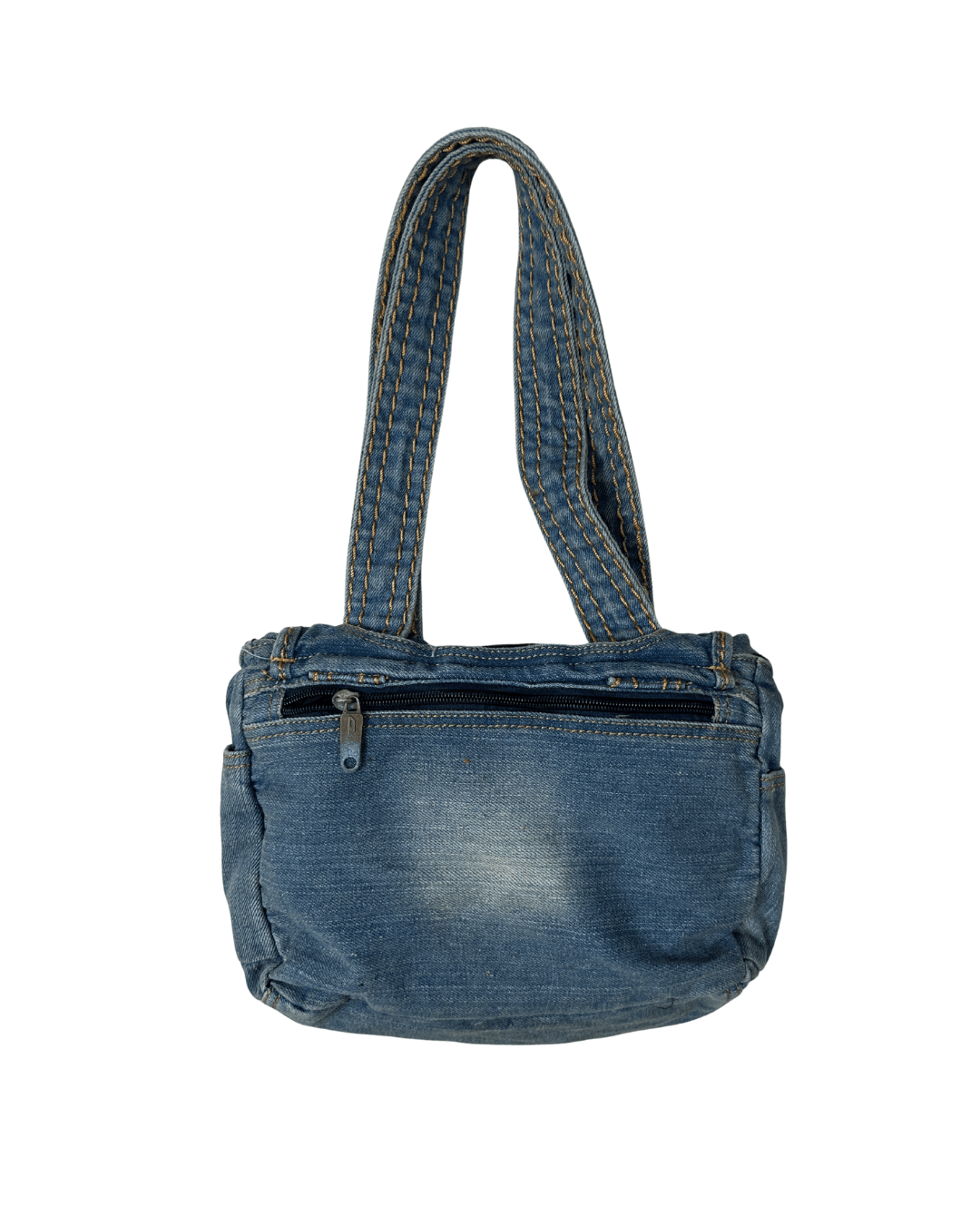 Vintage Y2K Diesel Nation Distressed Denim Bag - Funkify