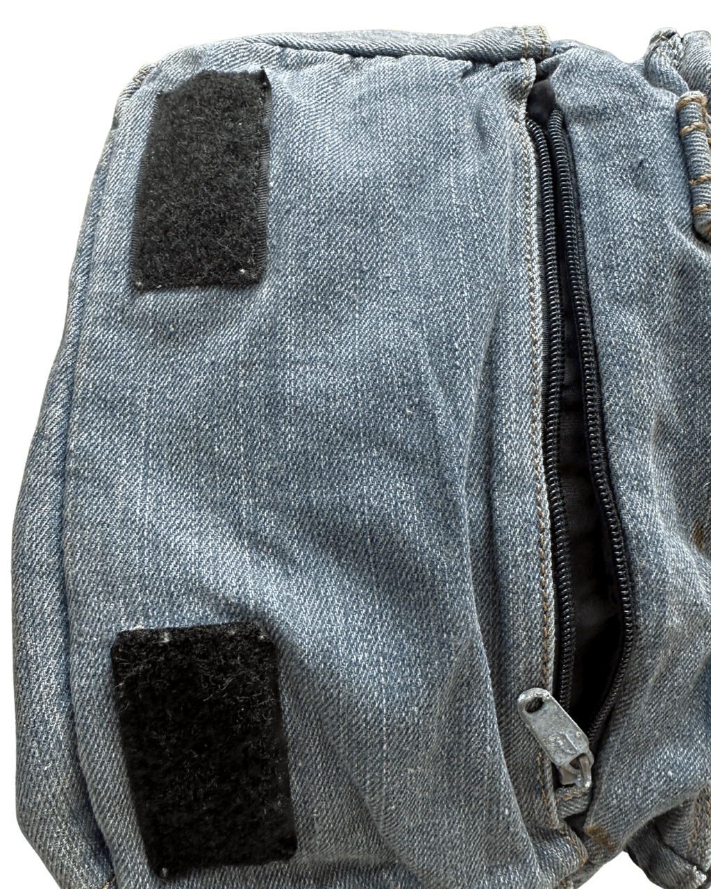 Vintage Y2K Diesel Nation Distressed Denim Bag - Funkify