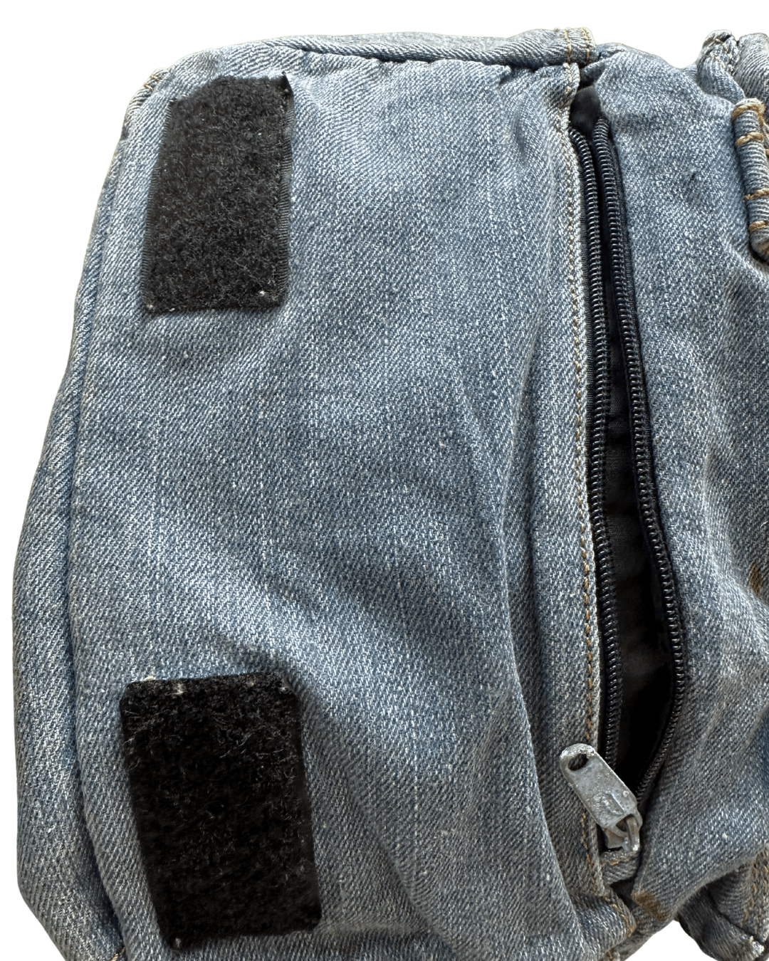 Vintage Y2K Diesel Nation Distressed Denim Bag - Funkify