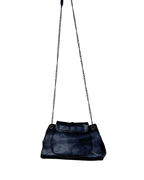 Vintage Y2K Genuine Leather Shoulder Bag with Adjustable Double Chain Strap - Funkify
