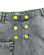 Vintage Y2K Hoso Place Denim Mini Skirt - Funkify