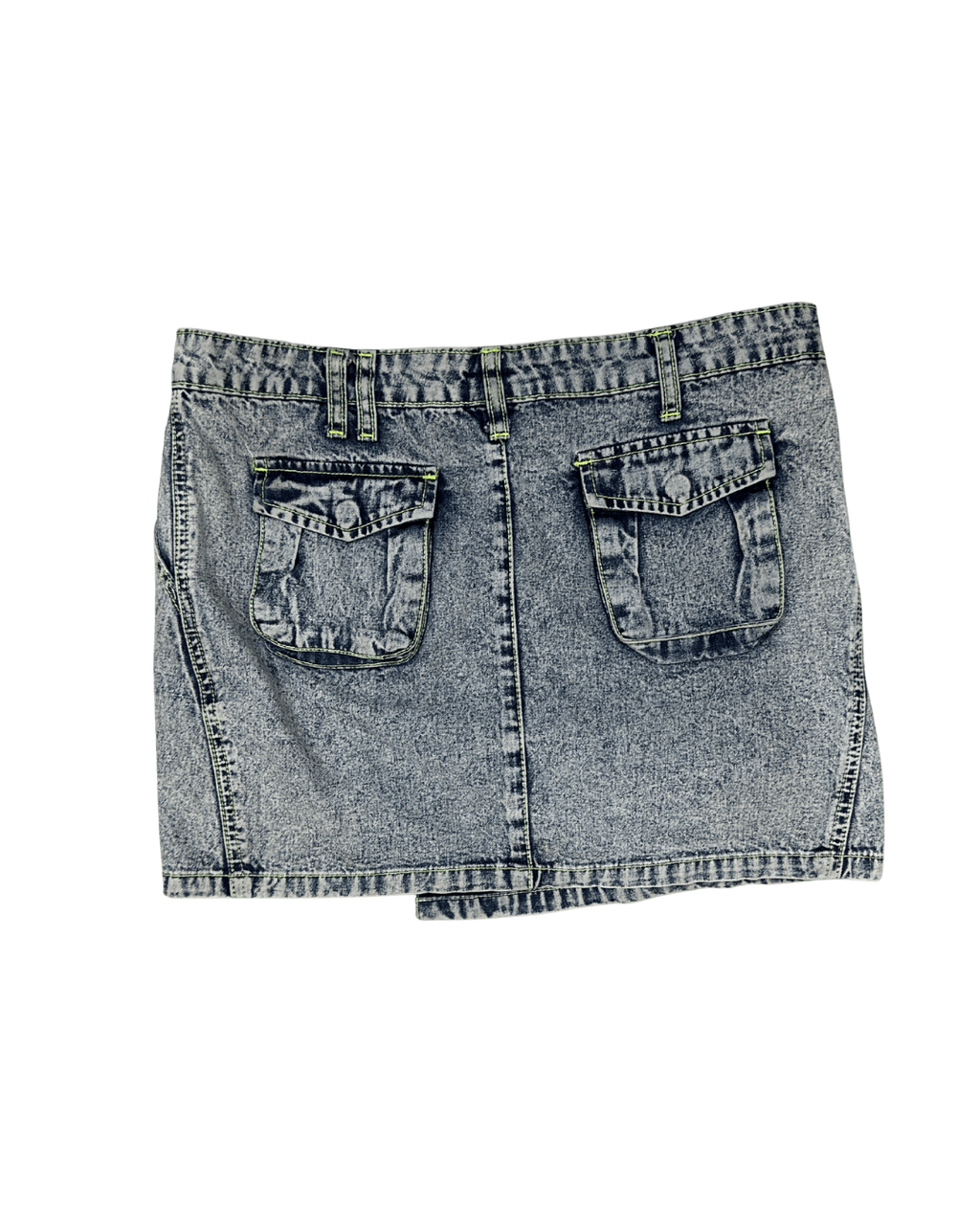 Vintage Y2K Hoso Place Denim Mini Skirt - Funkify