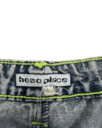 Vintage Y2K Hoso Place Denim Mini Skirt - Funkify