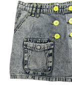 Vintage Y2K Hoso Place Denim Mini Skirt - Funkify