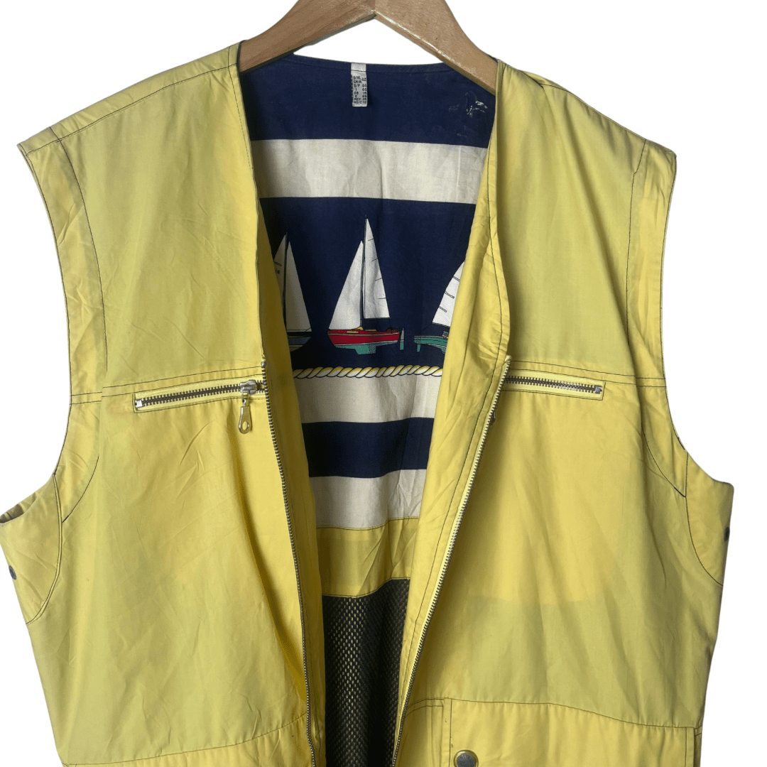 Vintage Yellow Vest XL - Funkify