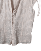 Vintage Yessica Embroidered Fish Hook Blouse - Funkify