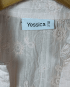 Vintage Yessica Embroidered Fish Hook Blouse - Funkify
