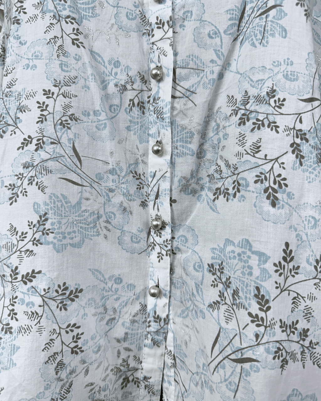 Vintage Yessica Floral Pearl Button Women's Shirt XL - Funkify