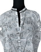 Vintage Yessica Floral Pearl Button Women's Shirt XL - Funkify