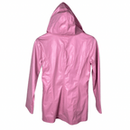 Voice Pink PU Leather Women’s Coat Medium - Funkify