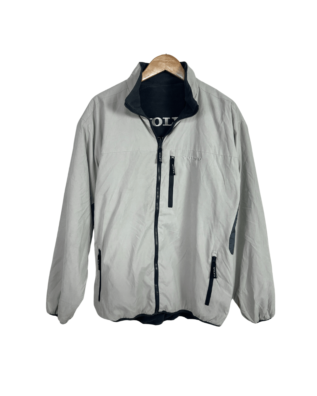 Volvo 2in1 Reversible Fleece/Windbreaker Jacket XL - Funkify