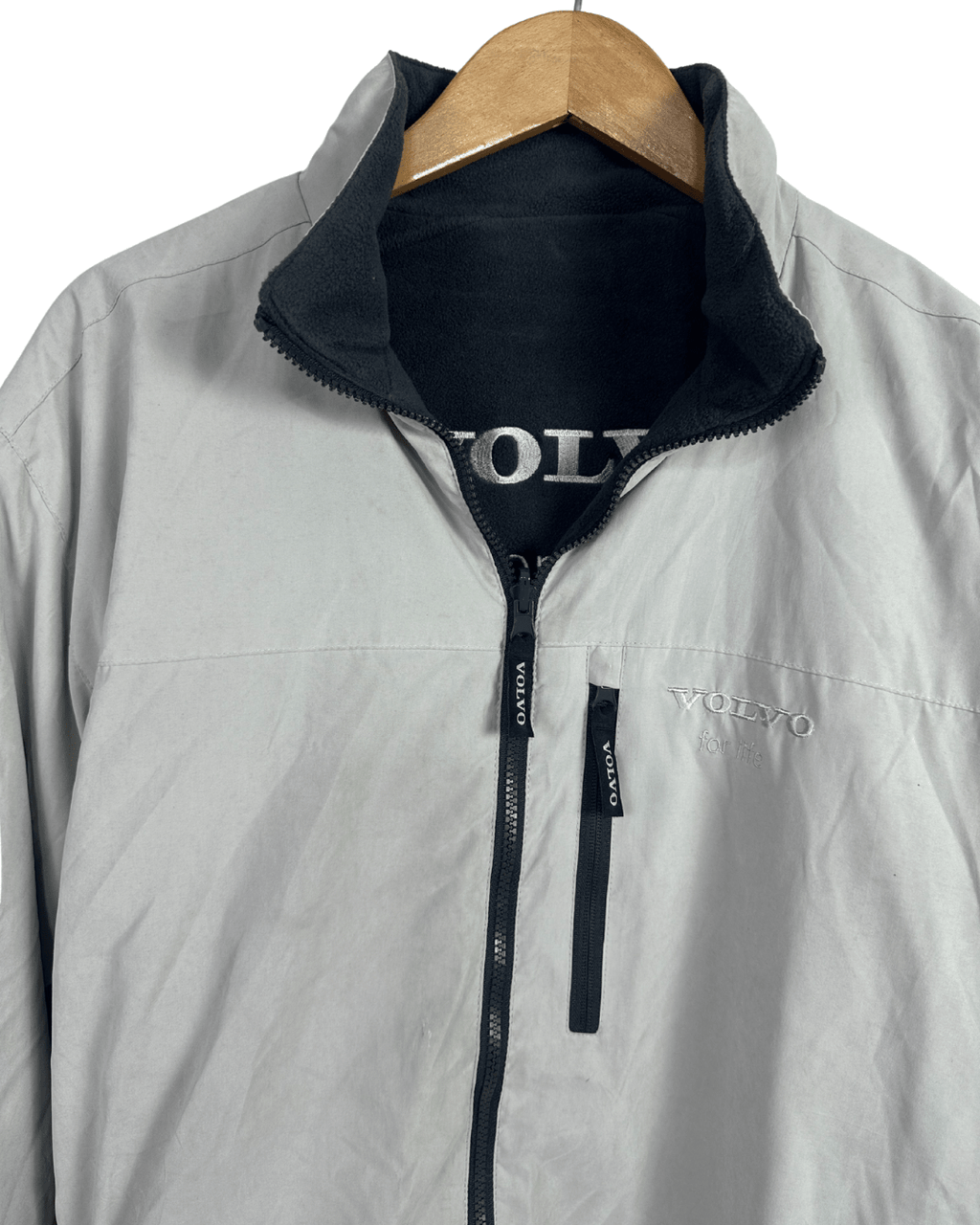 Volvo 2in1 Reversible Fleece/Windbreaker Jacket XL - Funkify
