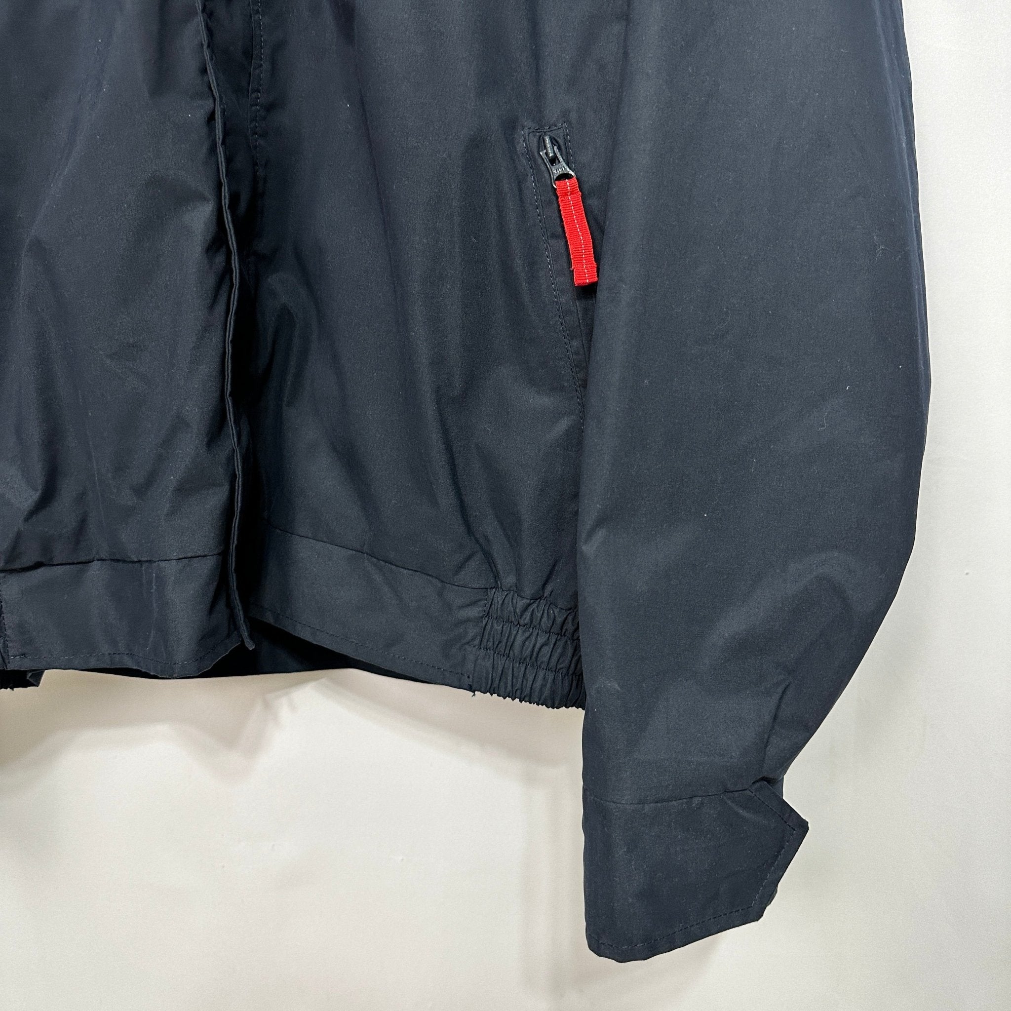 Waypoint Technical Navy Fleece Lined Employee Jacket Large - Funkify