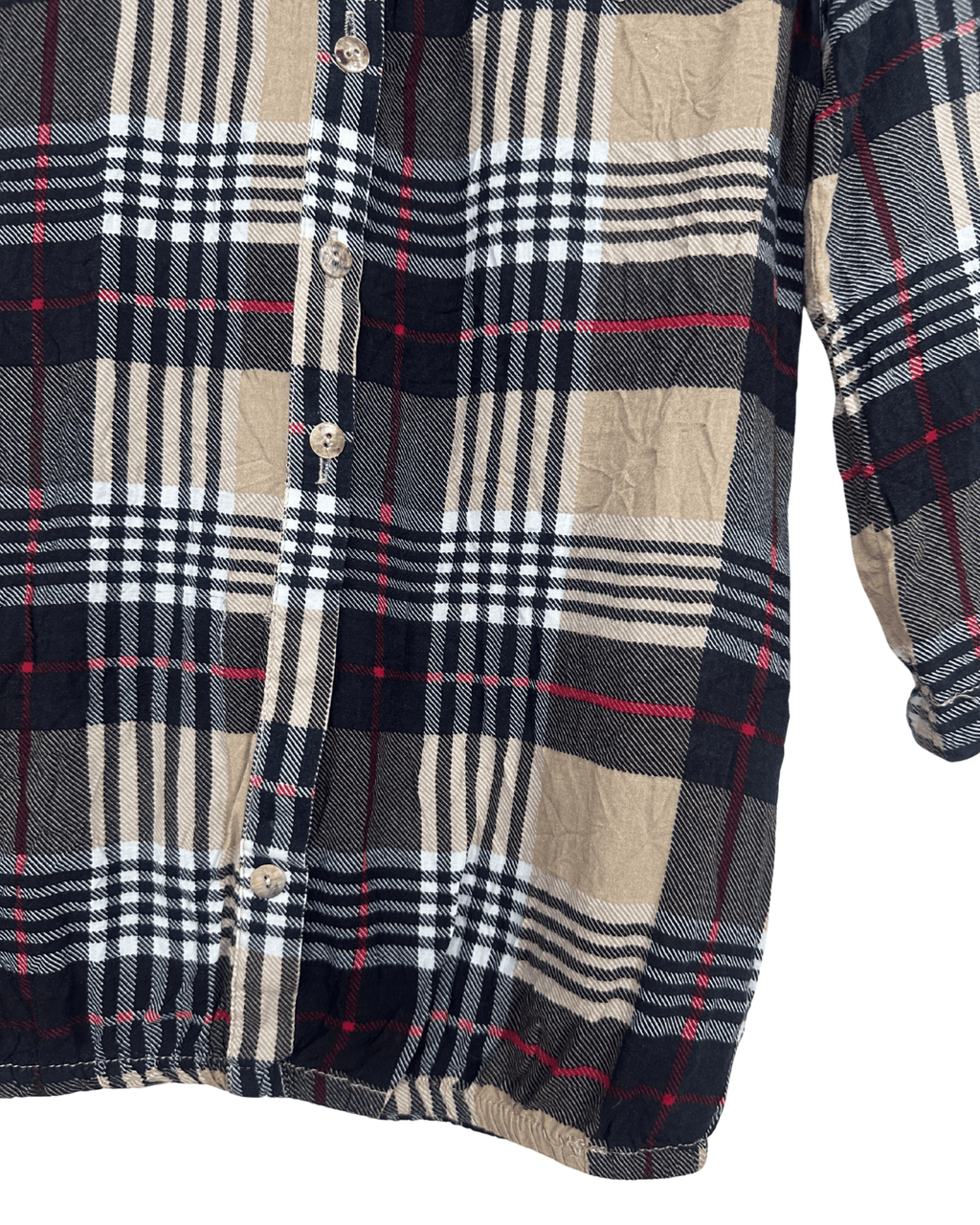 Wem Plaid Women's Shirt - Medium - Funkify