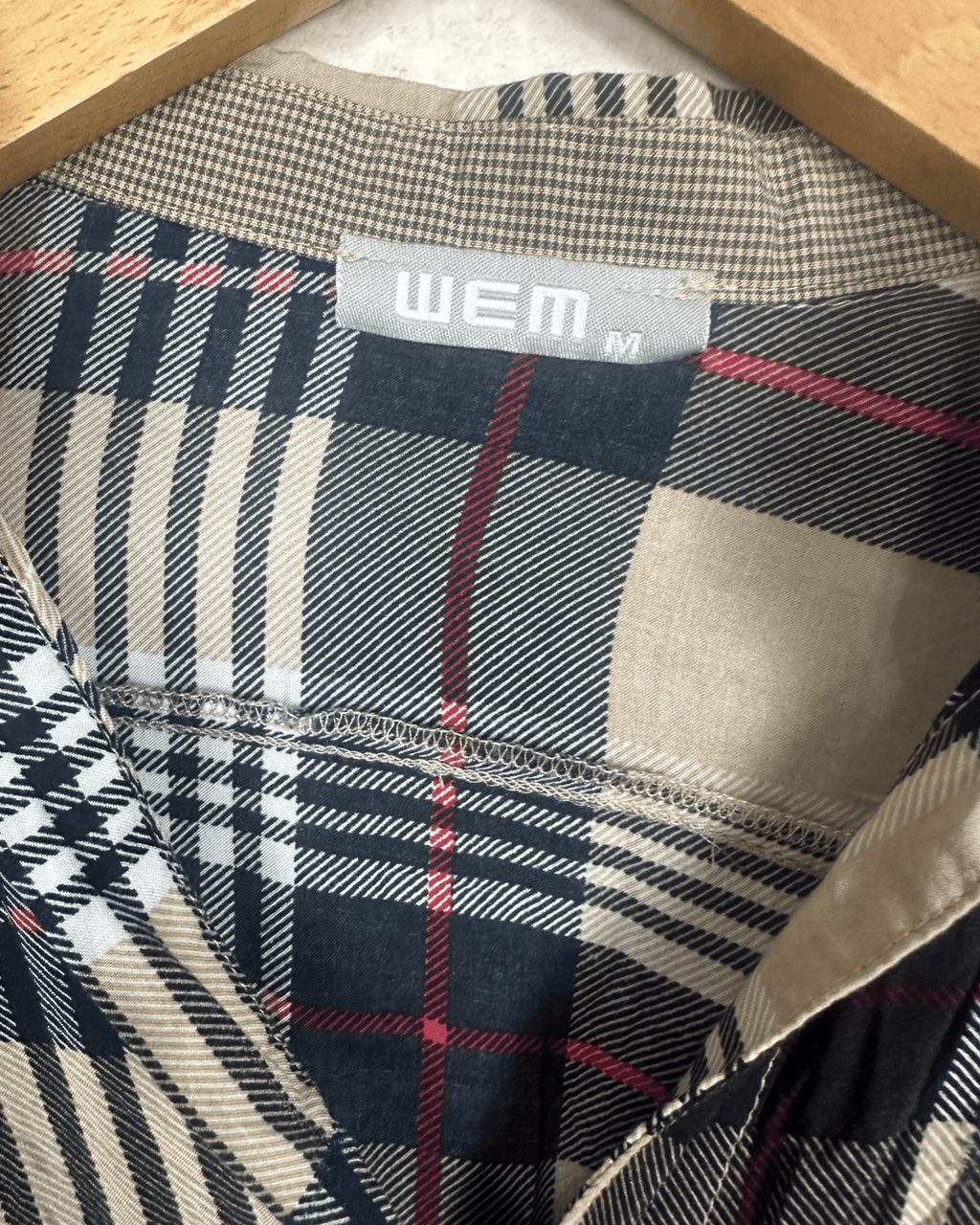 Wem Plaid Women's Shirt - Medium - Funkify
