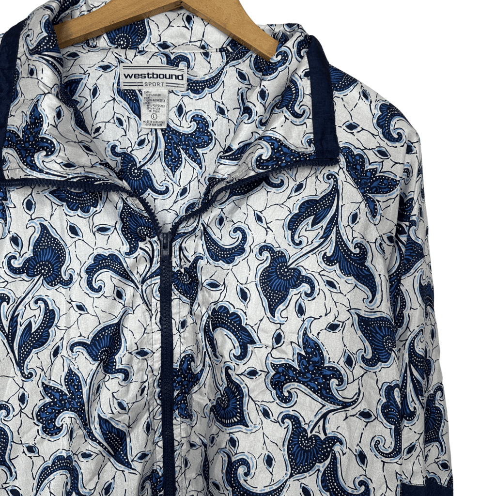 West Bound Sport Windbreaker Jacket Large - Funkify